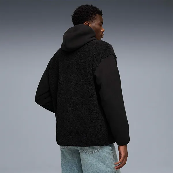 Толстовка мужская PUMA ESS ELEVATED Relaxed Winterized Full-zip Hoodie Sherpa