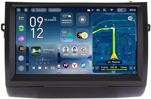 Магнитола для Toyota Prius 20 2003-2011 (вниз, без JBL) - Teyes CC4-PRO монитор 9.5" 2K QLED на Android 13, Быстрейшая, Snapdragon 778G, ИИ, CarPlay, DSP, 4G SIM-слот
