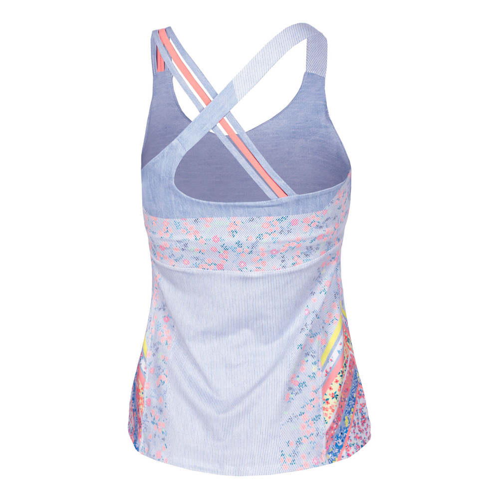 Женская теннисная майка Lucky in Love Liberty In Love With Bra Tank Top Women - Light Blue, Multicoloured