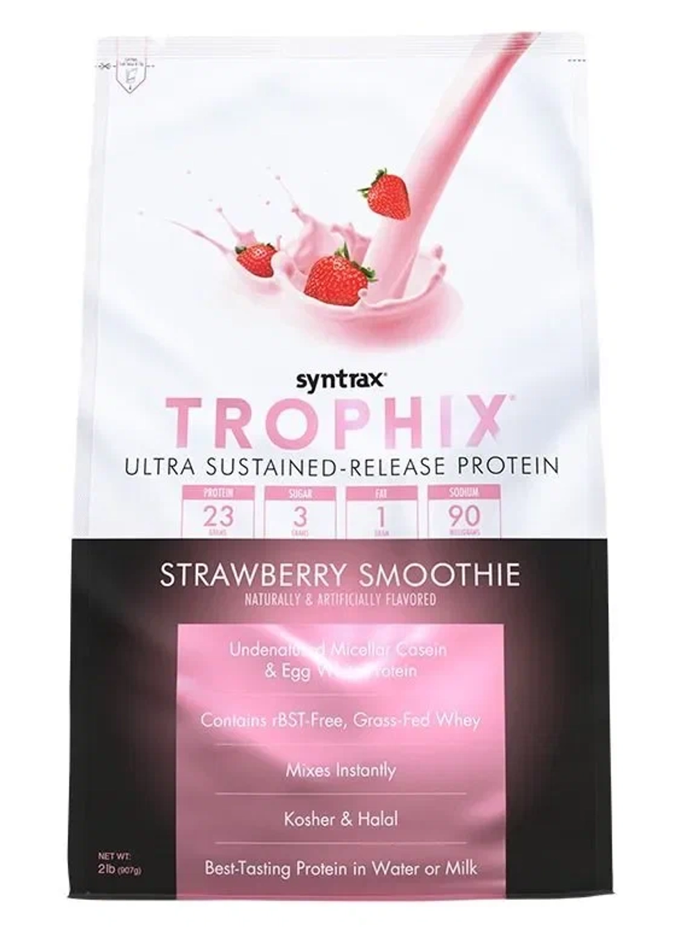 Протеин Syntrax Trophix 907 г клубника