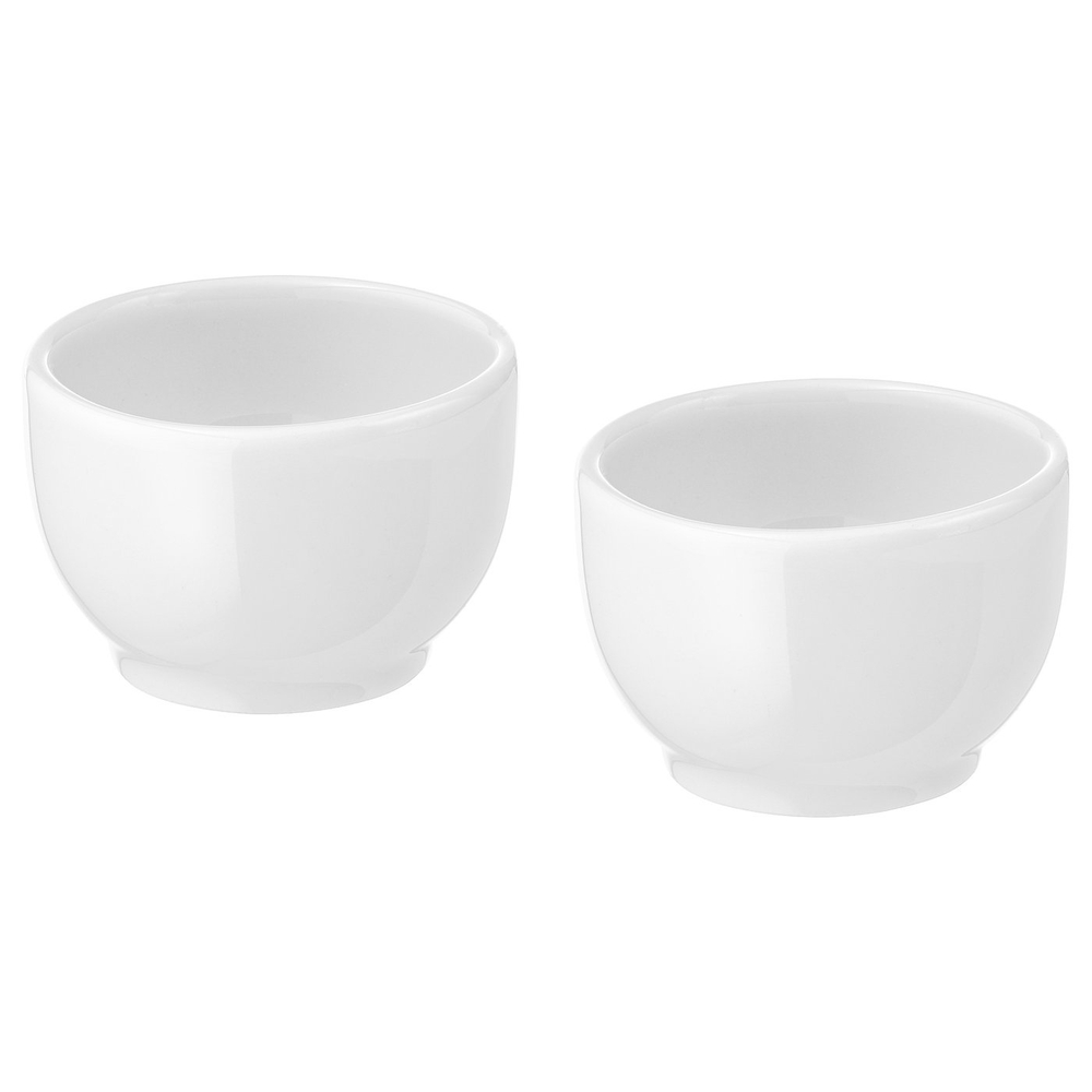 IKEA 365+  (ИКЕА 365+)  -  Миска/подставка для яйца - закруглённые края белая 5 см
