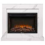 Портал Firelight Simple 25 белый мрамор