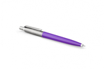 Шариковая ручка Parker Jotter, цвет FROSTY PURPLE, цвет чернил синий, толщина линии M , в подарочной коробке