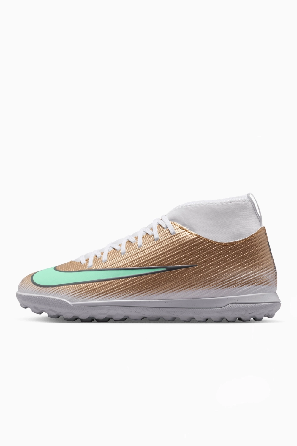 Сороконожки Nike Zoom Mercurial Superfly 11 Club High Mbappe TF Junior - желтый