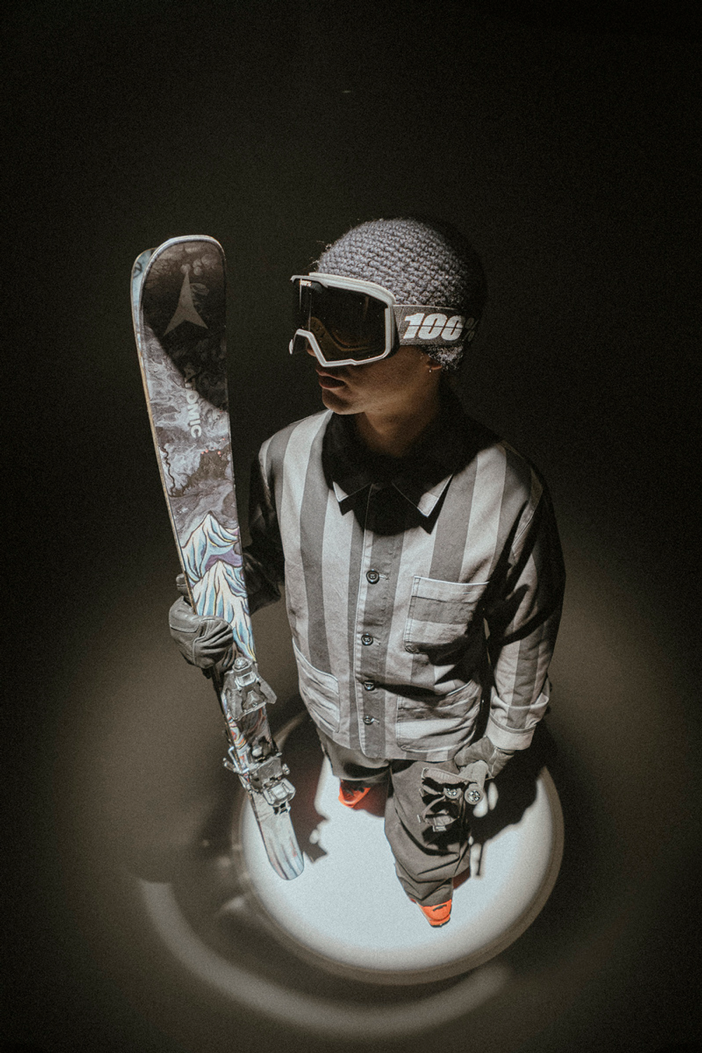 Горнолыжная маска 100% Valnor / Black / Dark Smoke Lens