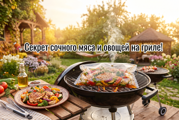 🍖 Секрет сочного мяса и овощей на гриле! 🍖 Секрет сочного мяса и овощей на гриле!