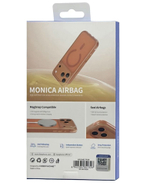 Накладка для i-Phone 17 Pro Keephone Monica Airbag оранжево-прозрачный