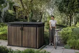 Keter Ящик-шкаф Горизонтальный (Horizontal Shed) 2020 л. темно-коричневый (Walnut/орех) — фото 3
