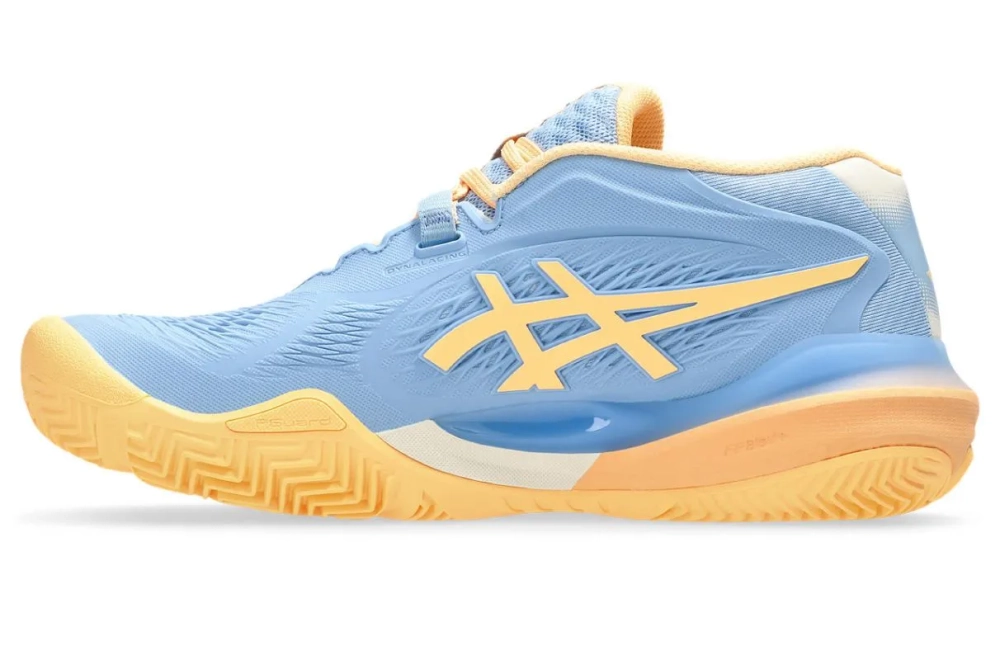Женские кроссовки для padel Asics Gel-Resolution X Padel - stone wash/orange glow