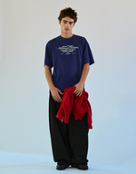 Мужская футболка relaxed fit с коротким рукавом и принтом, арт. 4304/218 - BERSHKA
