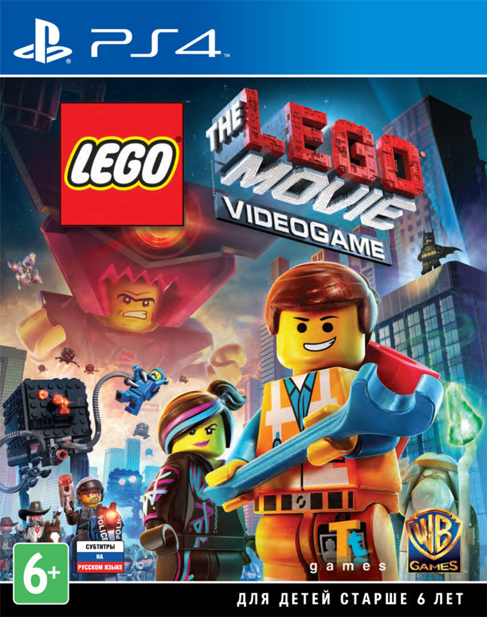 LEGO: Movie Videogame (диск для PS4, интерфейс и субтитры на русском языке)