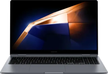 Ноутбук Samsung Galaxy Book 4 360 NP750 Core 7 150U 16Gb SSD512Gb Intel Graphics 15.6" AMOLED Touch FHD (1920x1080) Windows 11 Home grey WiFi BT Cam (NP750QGK-LG2IN)