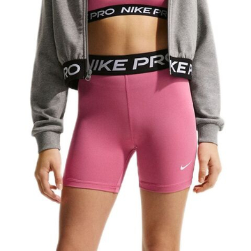 Шорты для девочки теннисные Nike Kids Pro Dri-Fit 5" - poeny/white