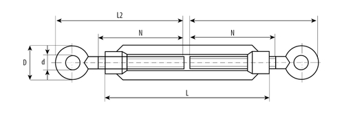 4-304375-08 Талреп DIN 1480, кольцо-кольцо