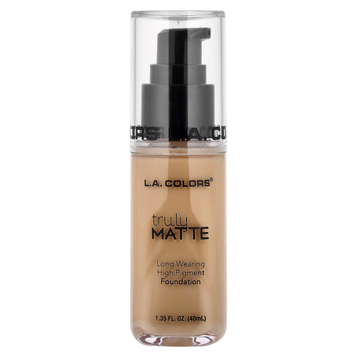 L.A. Colors, по-настоящему матовая тональная основа, CLM353 нюдовая, 40 мл (1,35 жидк. унции)