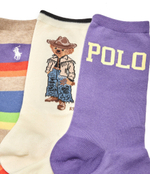 Носки 3 пары POLO RALPH LAUREN - лавандовый(455955248)