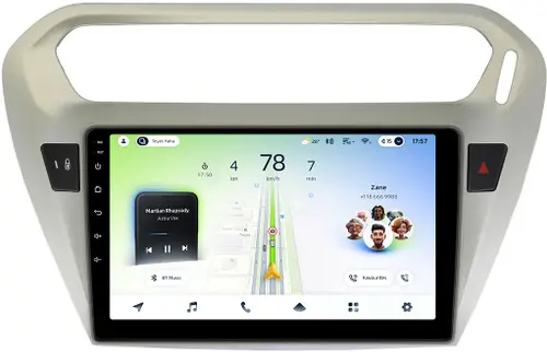 Магнитола для Peugeot 301, Citroen C-Elysee - Teyes CC4L-DTS монитор 9" IPS, Android 14, Быстрая, Snapdragon 662, CarPlay, 4G SIM-слот
