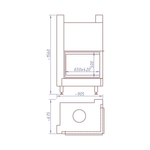 КАМИННАЯ ТОПКА CFR 650W (STAV)