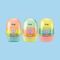 Pozan/ластик/Dısplay 16 eraser&amp;brush capsule new look