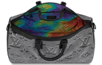 LOUIS VUITTON Reversible Keepall Bandouliere Monogram 3D 50 Rainbow/Gray/Black