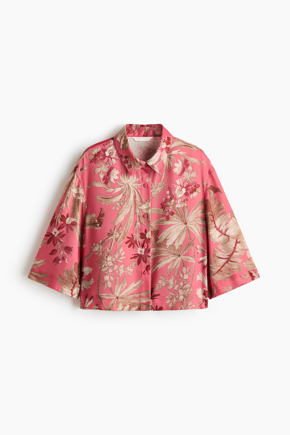 Свободная рубашка с принтом - H&M