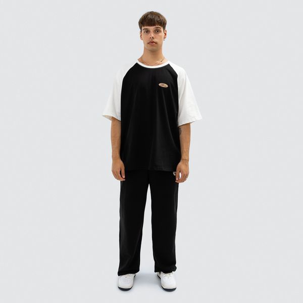 Футболка Palm Garage Raglan черная - фото 4
