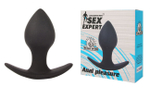 Объемная пробочка для ношения Sex Expert (7,5 см) (Цвет: черный)