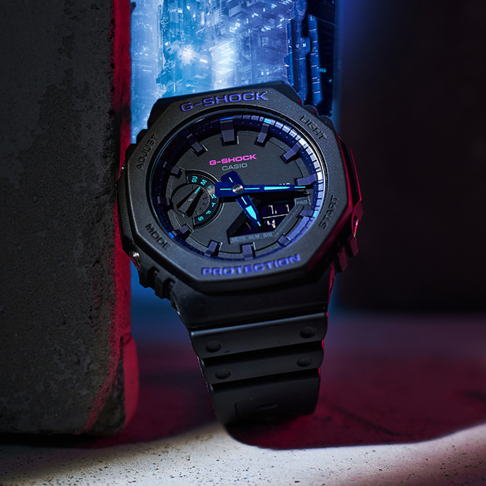 Часы G-SHOCK CITY BATTLE, GA-2100VB-1APR