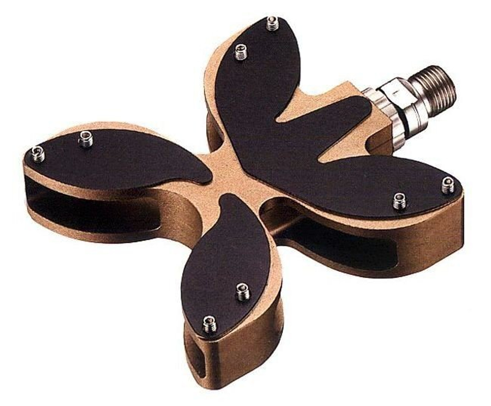 Педали Exustar, мод.PB510, для BMX, алюминий 6061, промышленный подшипник, "бабочка"