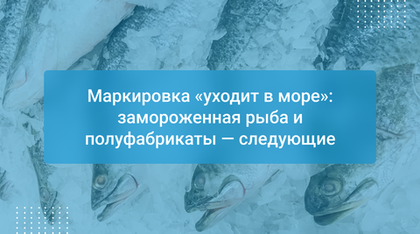 Маркировка «уходит в море»: замороженная рыба и полуфабрикаты — следующие