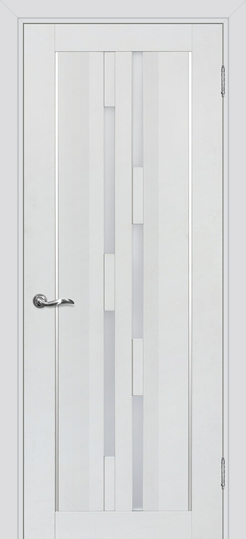 Дверь PSC-33 / Цвет Агат / белый сатинат / Двери PROFILO PORTE