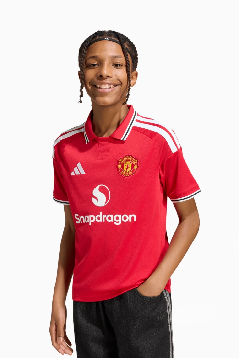 Футболка adidas Manchester United 26/27 Home Junior - красный