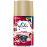 Сменный баллон 269 мл, GLADE "Пион и сочные ягоды" для автоматических освежителей, 864977