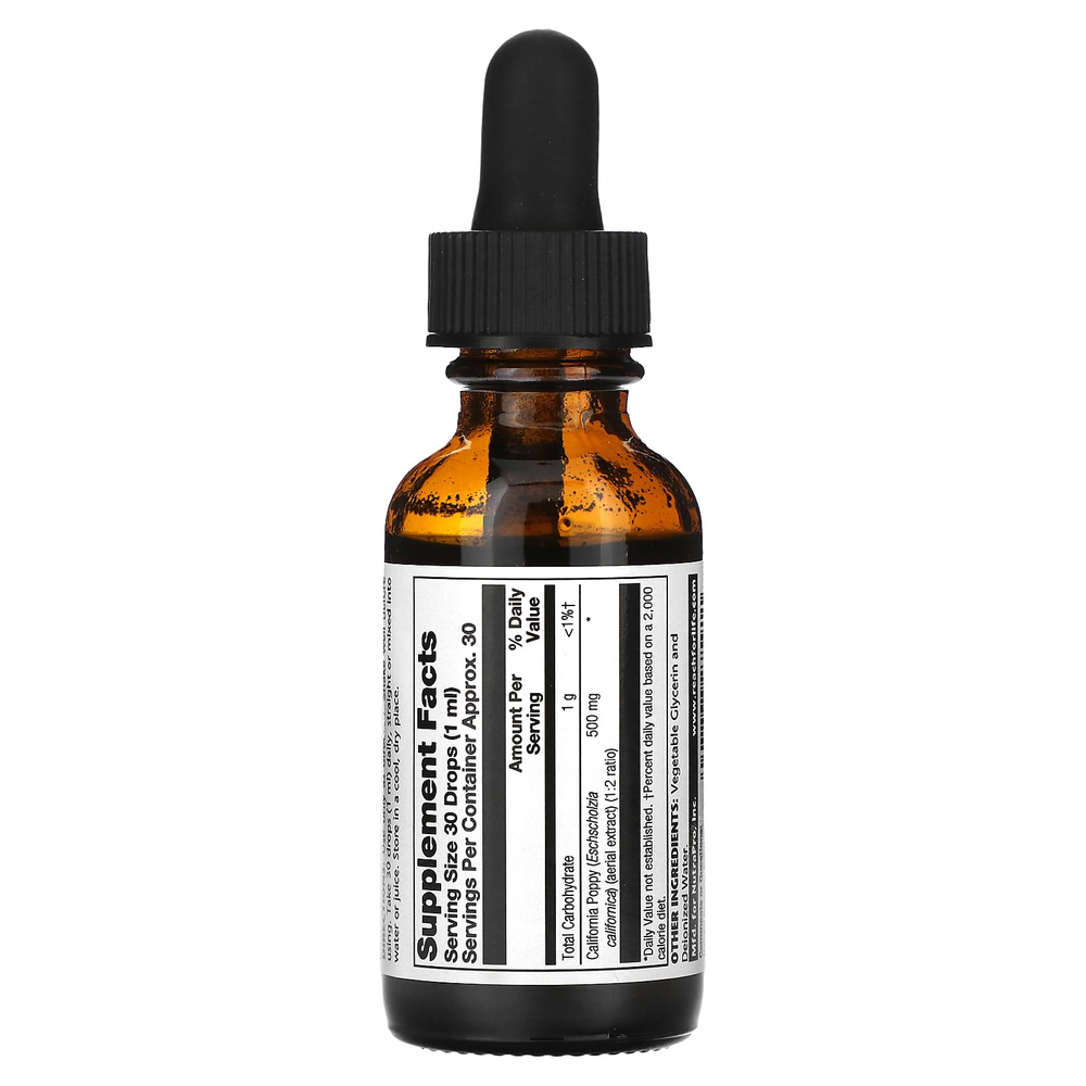 Natural Balance, Калифорнийский мак, без спирта, 500 мг, 30 мл (1 жидк. Унция)