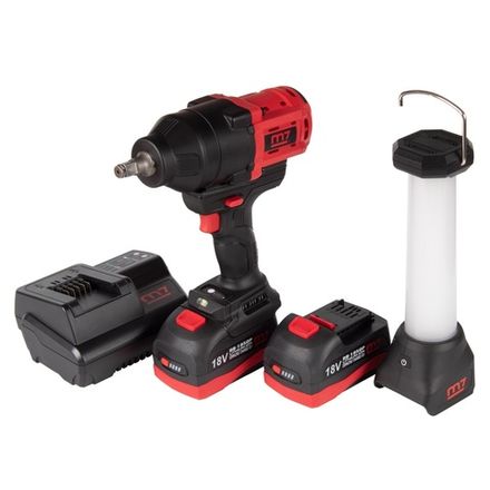 Цена на MIGHTY SEVEN (DW-402AL) Гайковерт аккумуляторный ударный 1/2", 1700 Нм, 18 В, кейс, в комплекте фонарь