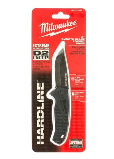 Раскладной нож Milwaukee Hardline Smooth 48221994