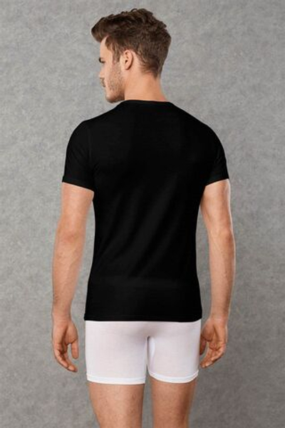 Набор из 2 мужских футболок Doreanse Cotton Stretch (Размер: L) (Цвет: черный)