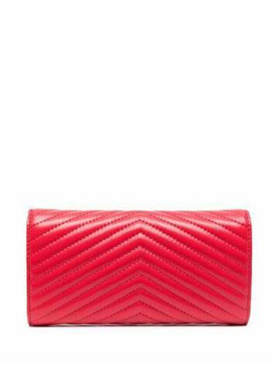 LOVE BIRDS QUILTED WALLET - red