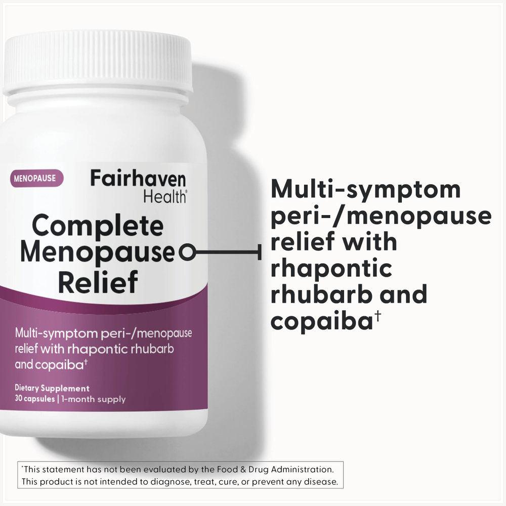 Fairhaven Health, комплексное средство для облегчения симптомов менопаузы, 30 капсул