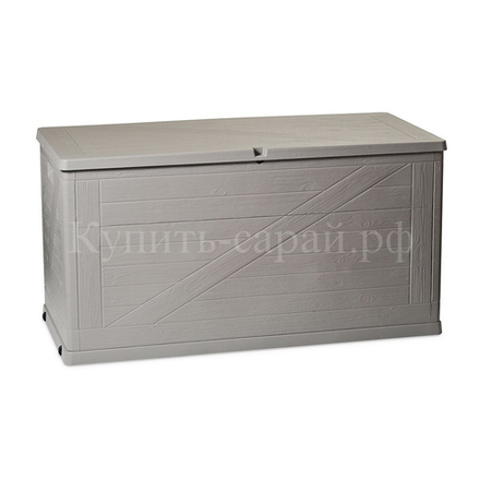 Пластиковый сундук Toomax Multibox Wood 420 л grey