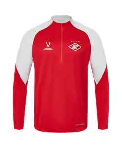 Джемпер ветрозащитный Jögel PREMIER PerFormPROOF Spartak 1/4 Zip Wind Top-K, красный