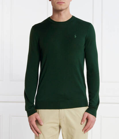 Хлопковый свитер POLO RALPH LAUREN - зеленый(710876846)