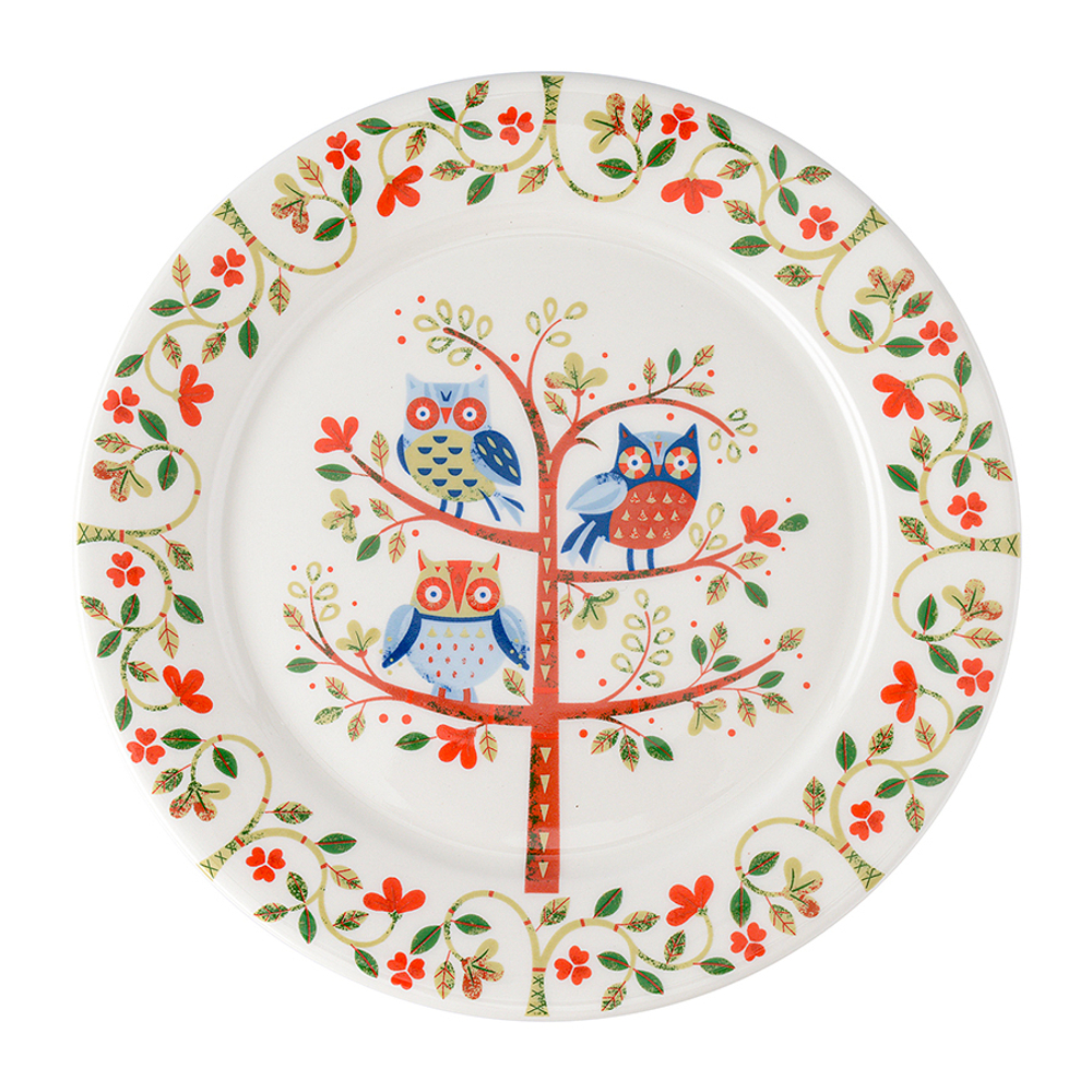 Тарелка 21см Owl Liberty Jones Birds of Paradise
