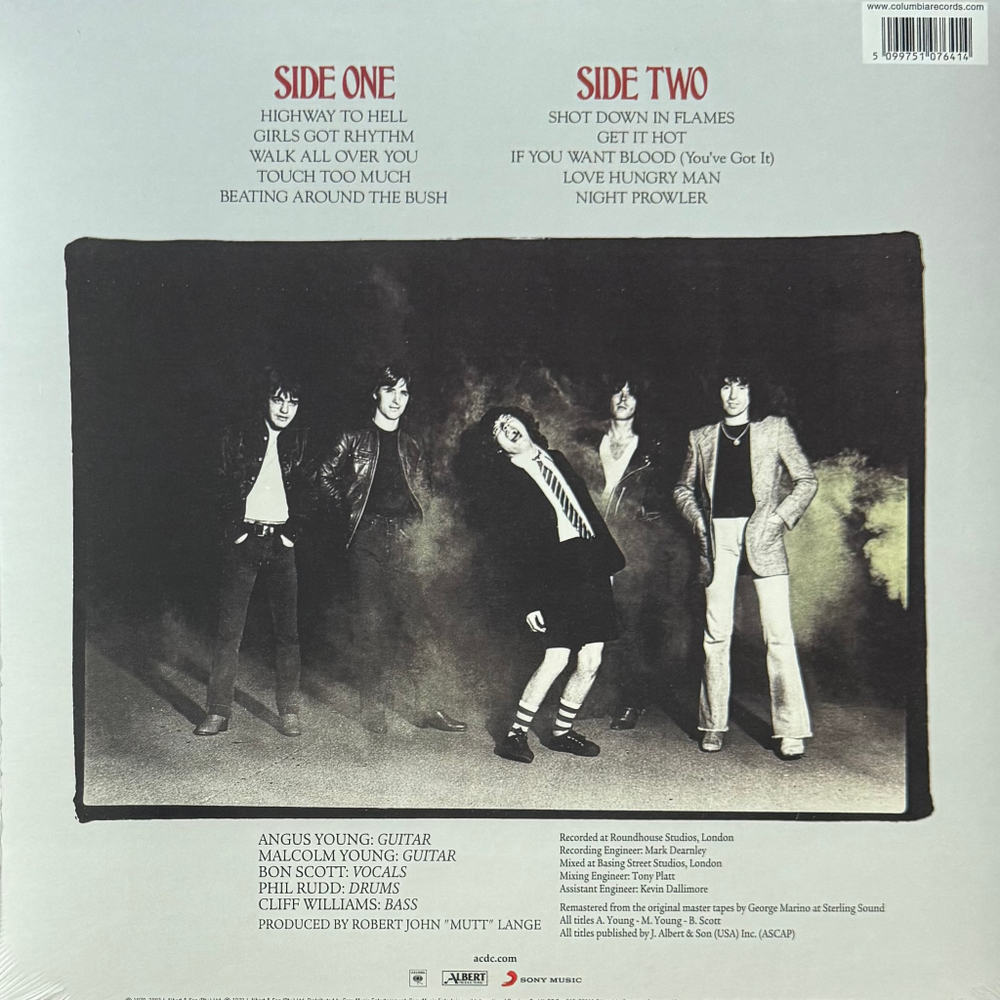 Виниловая пластинка AC/DC - Highway To Hell LP
