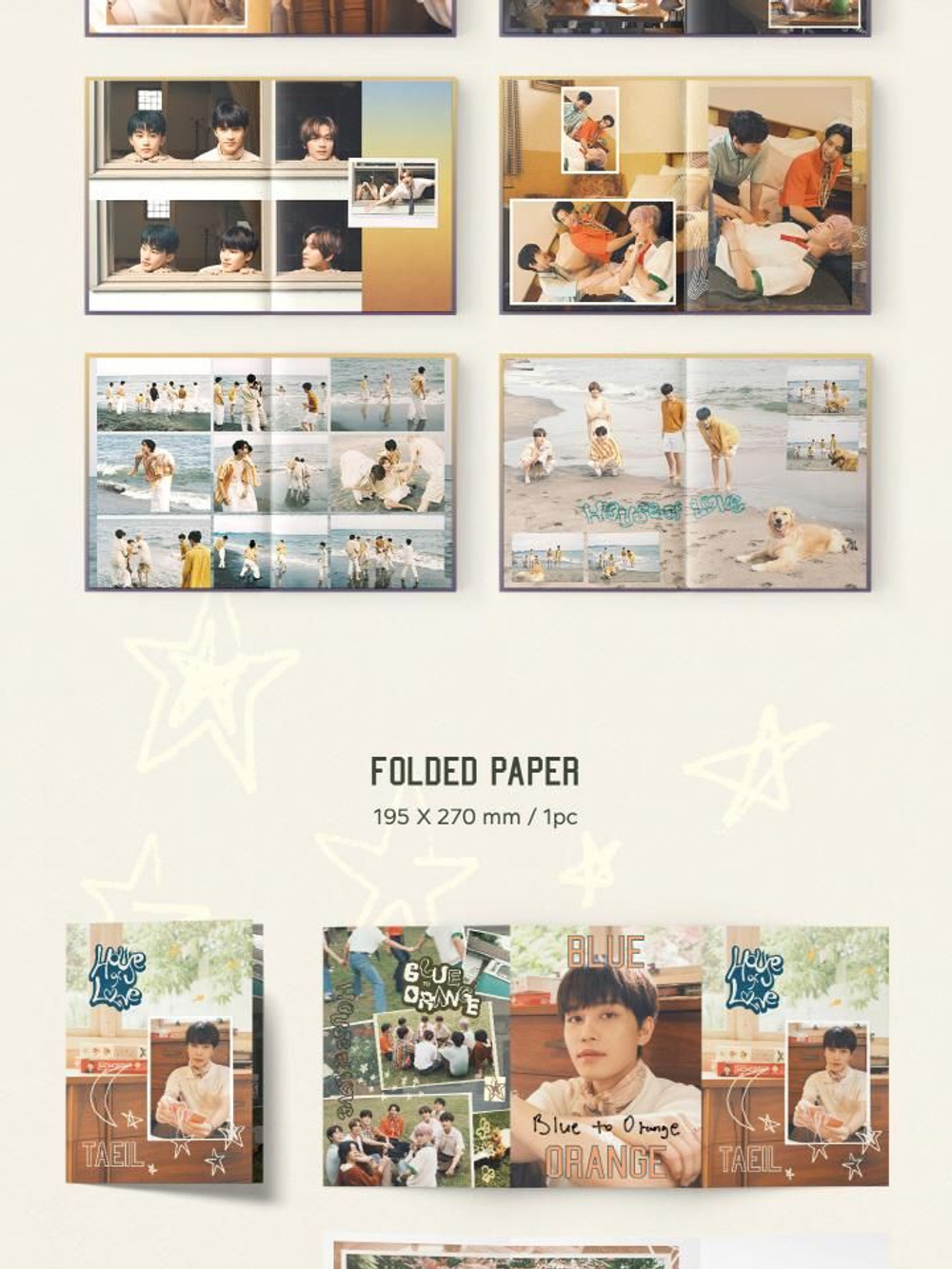 публикация NCT 127 - NCT 127 PHOTO BOOK BLUE TO ORANGE TAEIL Version