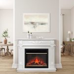 Каминокомплект Real Flame Philadelphia 25,5/26 WT с очагом Moonblaze Deluxe Brass