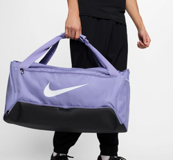Спортивная сумка Nike Brasilia 9.5 Training Duffel - lilac ice/black/white