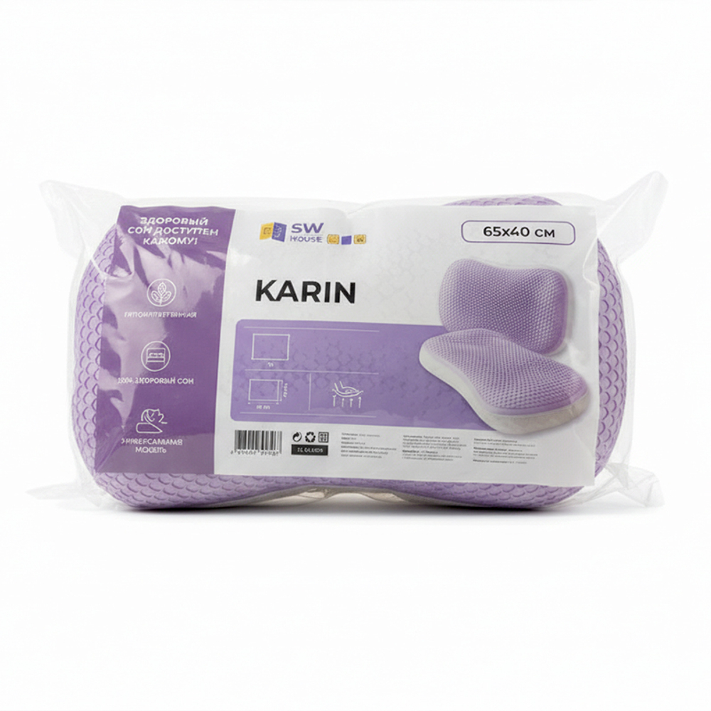 Подушка Karin с анатомическим эффектом, 40х65