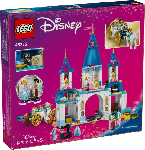 Конструктор LEGO Disney 43275 Замок Золушки и конная карета