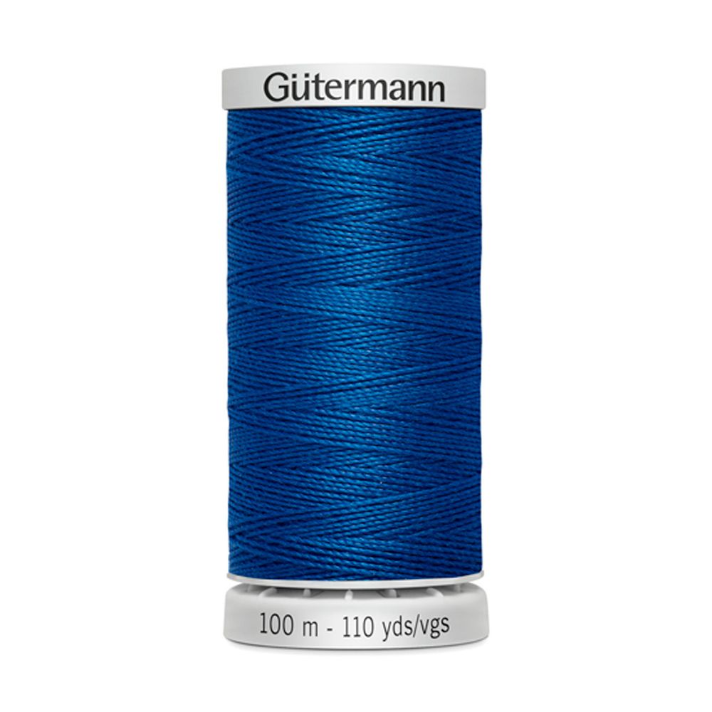 Нитки суперкрепкие Gutermann Extra Strong M782 №40 (100 метров), 5 кат. | 214 т.лазурный